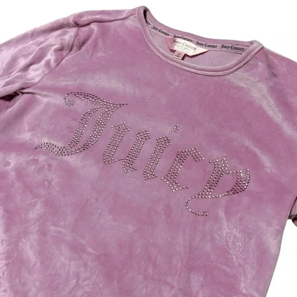 Juicy Couture Velour Mcbling Top - Picture 3 of 4